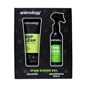 Animology Stink Buster Set (Shampoo, Deodorising Spray)