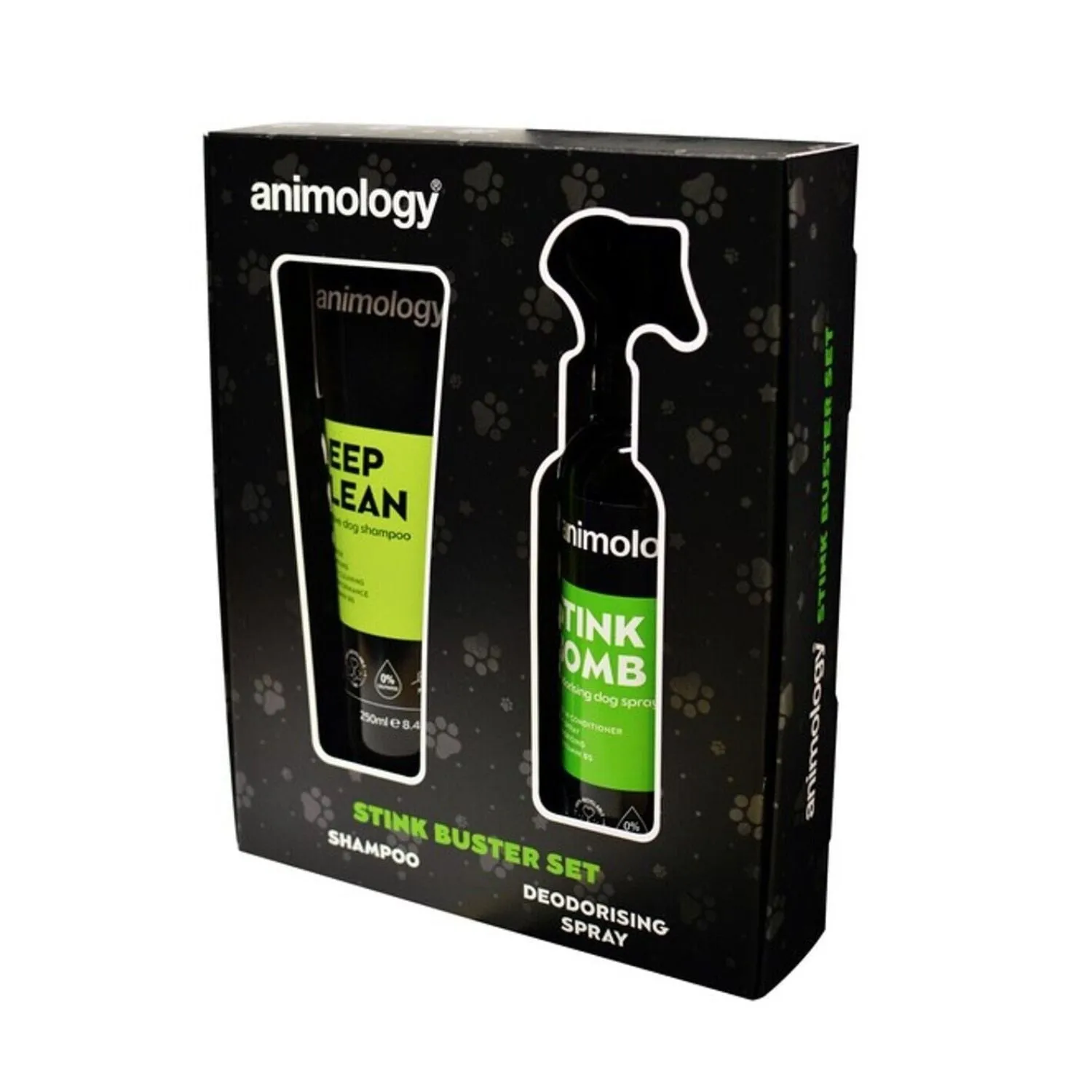 Animology Stink Buster Set (Shampoo, Deodorising Spray)