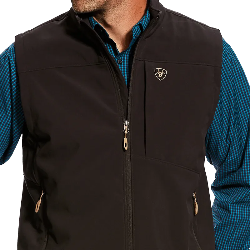 Ariat Men's Vernon 2.0 Brown Softshell Vest