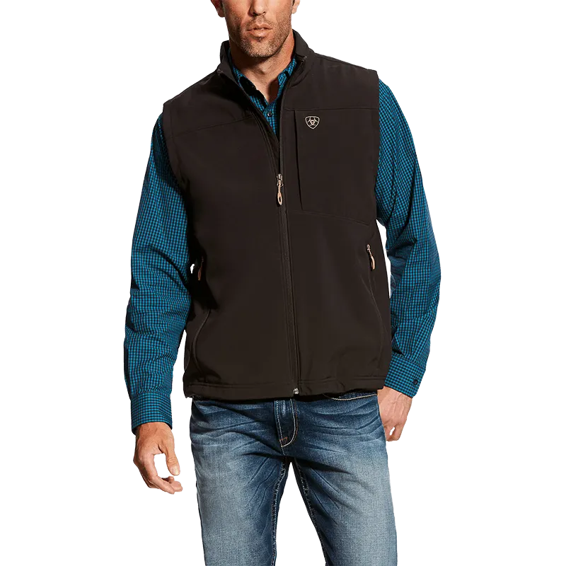 Ariat Men's Vernon 2.0 Brown Softshell Vest
