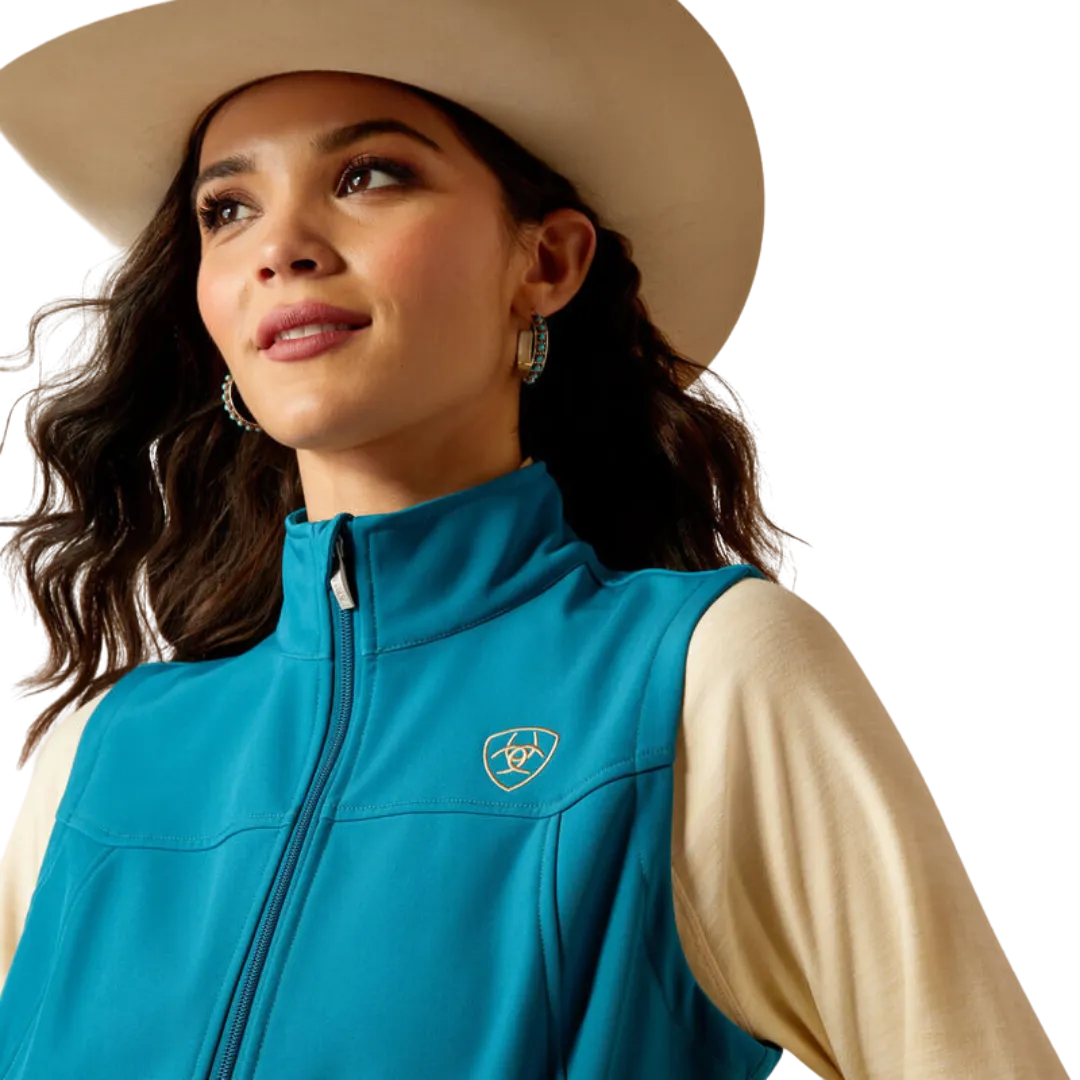 Ariat Women's New Team Softshell Ocean Print Vest