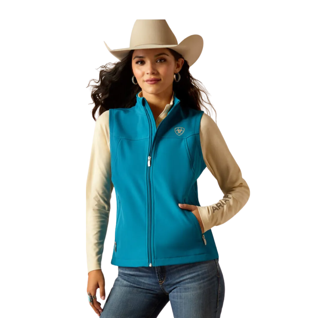 Ariat Women's New Team Softshell Ocean Print Vest