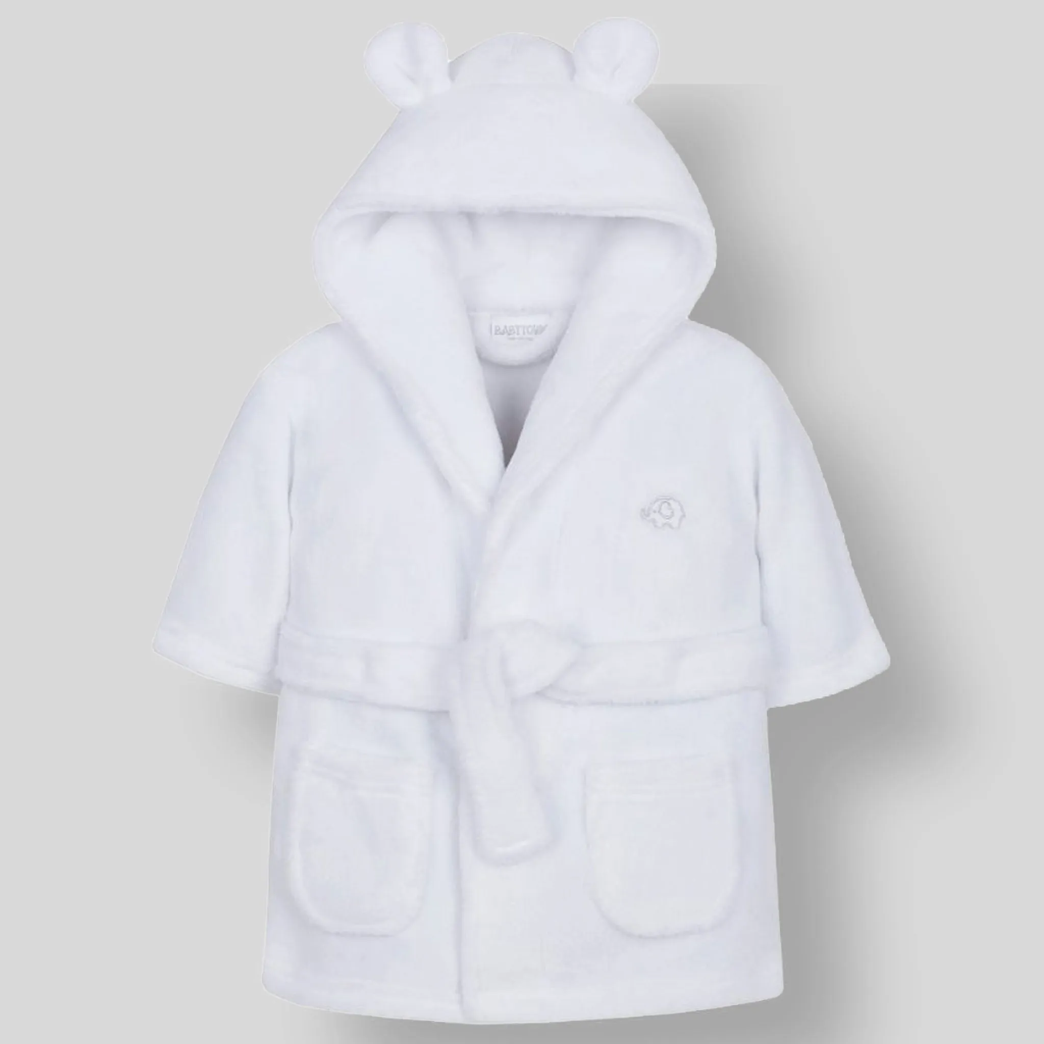 Baby Dressing Gown - White