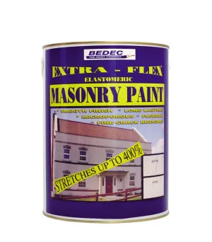 Bedec Extra Flex Masonry Paint - 5 Litre