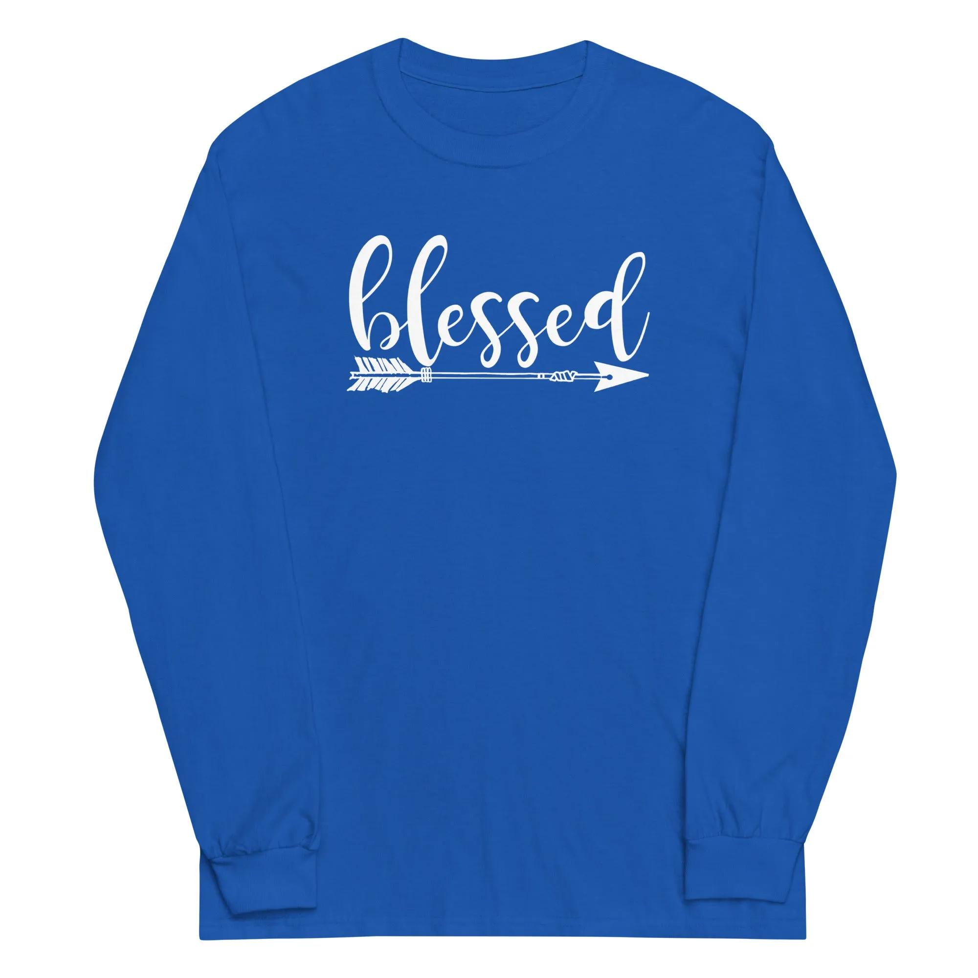 blessed Arrow Plus Size Long Sleeve Shirt - Several Colors Available