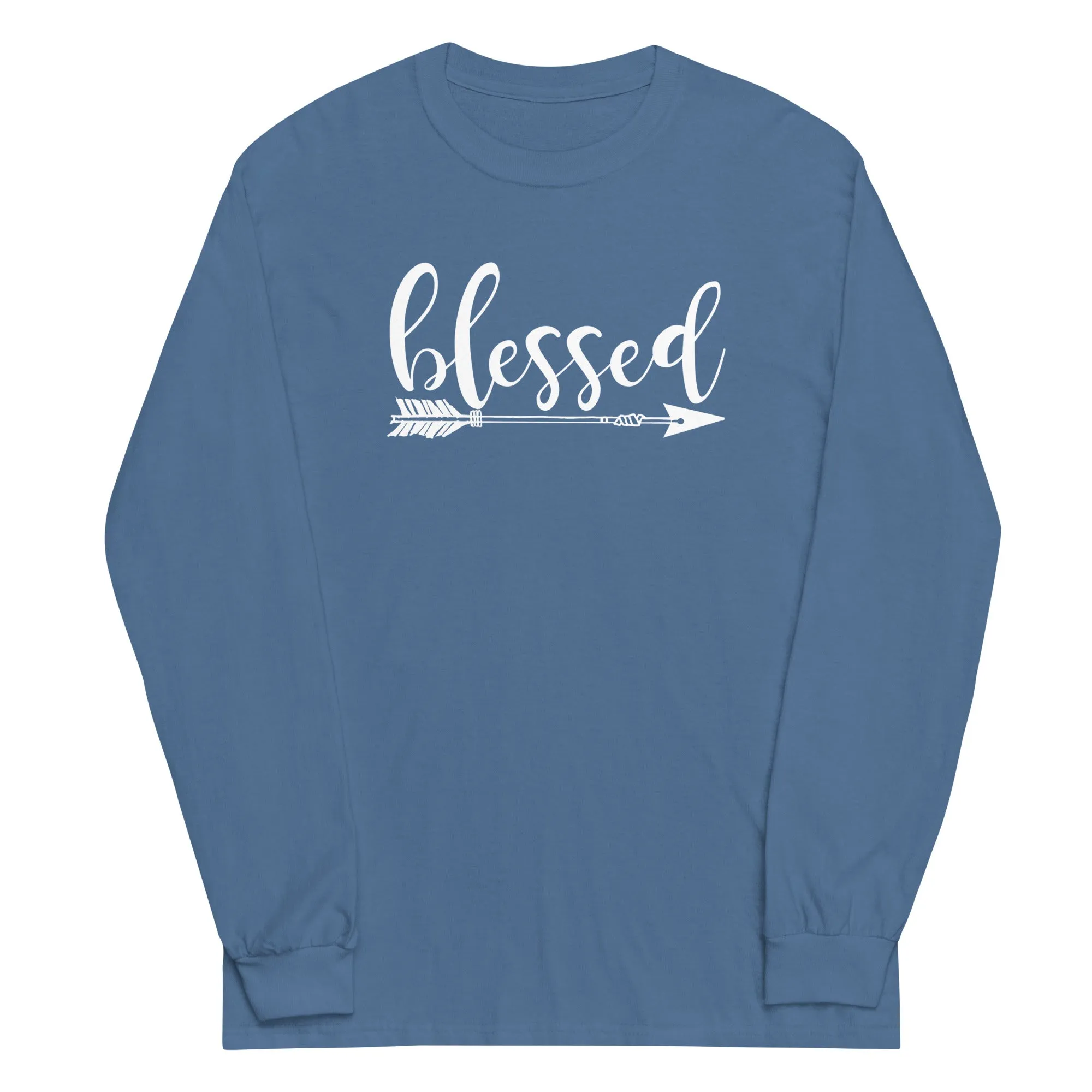 blessed Arrow Plus Size Long Sleeve Shirt - Several Colors Available