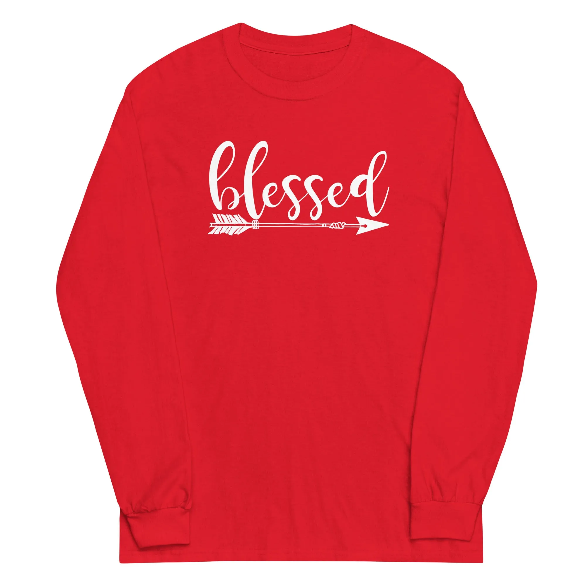 blessed Arrow Plus Size Long Sleeve Shirt - Several Colors Available