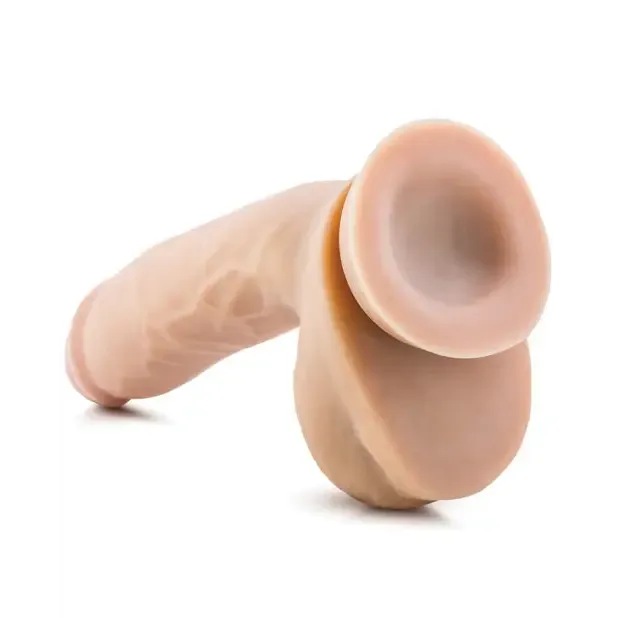Blush Loverboy My Best Friend's Dad Realistic 8 in. Dildo with Balls & Suction Cup Beige