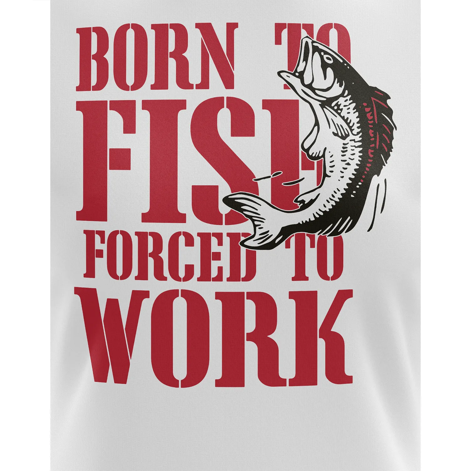 Born to Fish Forced to Work Women's Short Sleeve Shirt