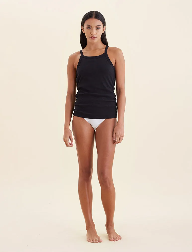Buy 2 for $60 | Milla High Neck Rib Shelf Bra Tank