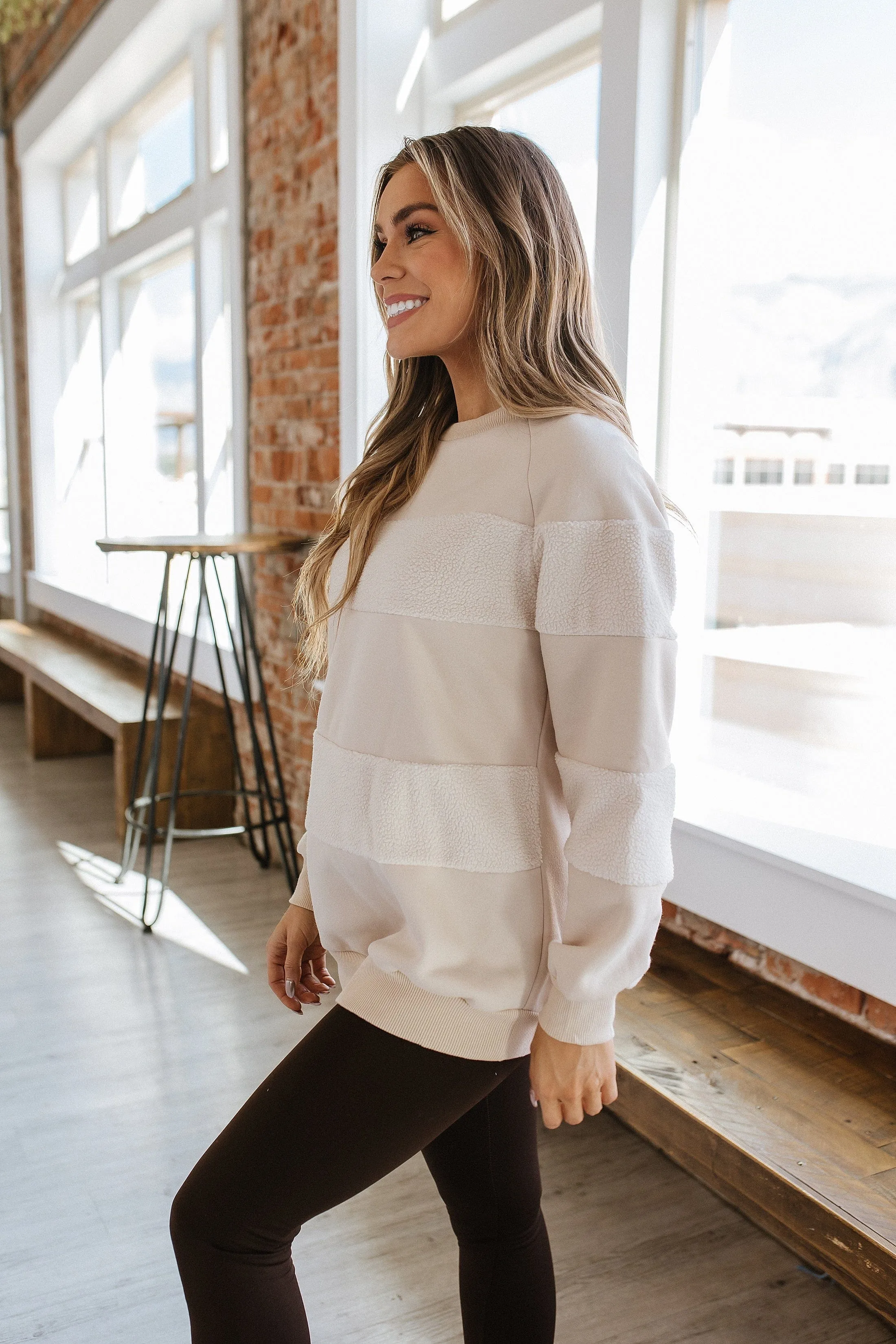 Calla Patchwork Pullover Sweatshirt | S-XL | PRE ORDER