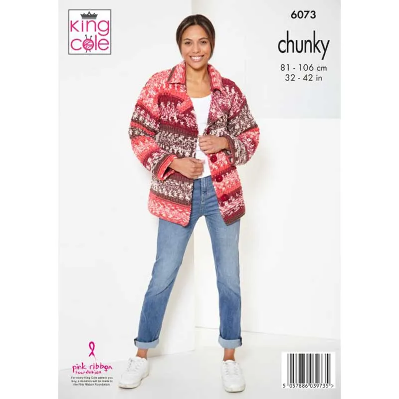 Cardigan & Poncho Knitted in King Cole Nordic Chunky