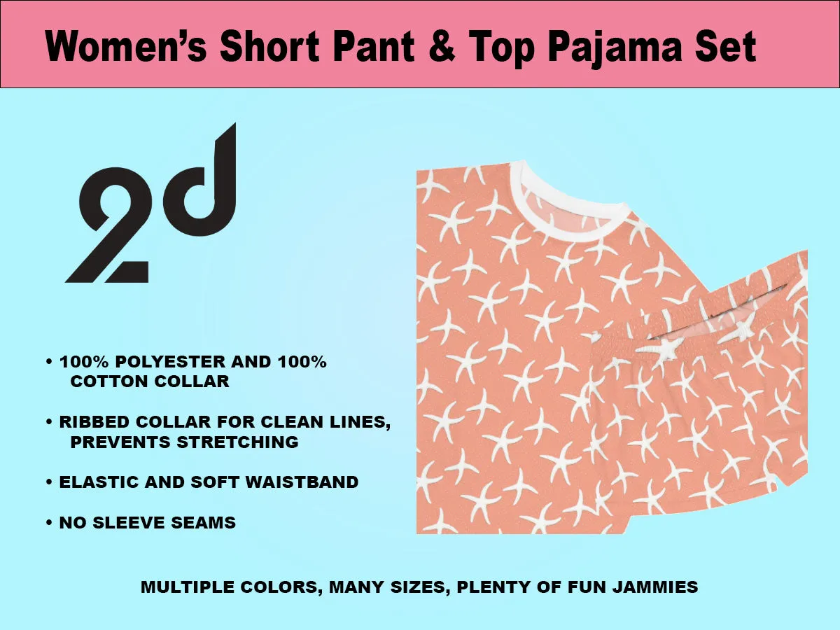 Coral Vibe Pajamas, Comfy Chic PJs, Cozy Sleep Jammies, Cool PJs, Cute Jammies, Sleep in Comfort, Soft Loungewear, Summertime Slumber