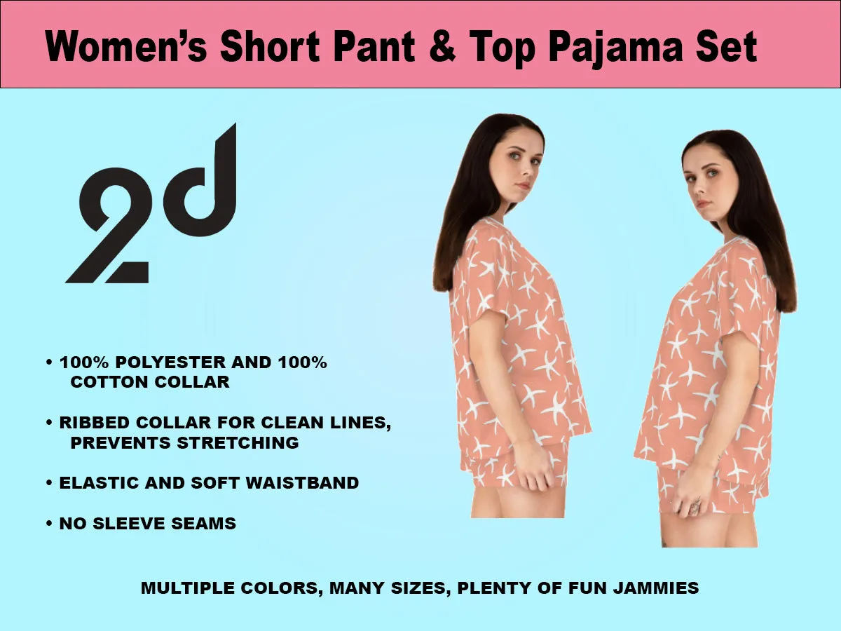 Coral Vibe Pajamas, Comfy Chic PJs, Cozy Sleep Jammies, Cool PJs, Cute Jammies, Sleep in Comfort, Soft Loungewear, Summertime Slumber