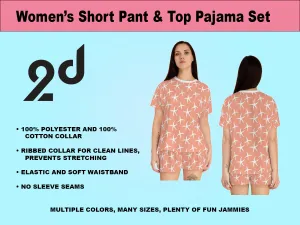 Coral Vibe Pajamas, Comfy Chic PJs, Cozy Sleep Jammies, Cool PJs, Cute Jammies, Sleep in Comfort, Soft Loungewear, Summertime Slumber