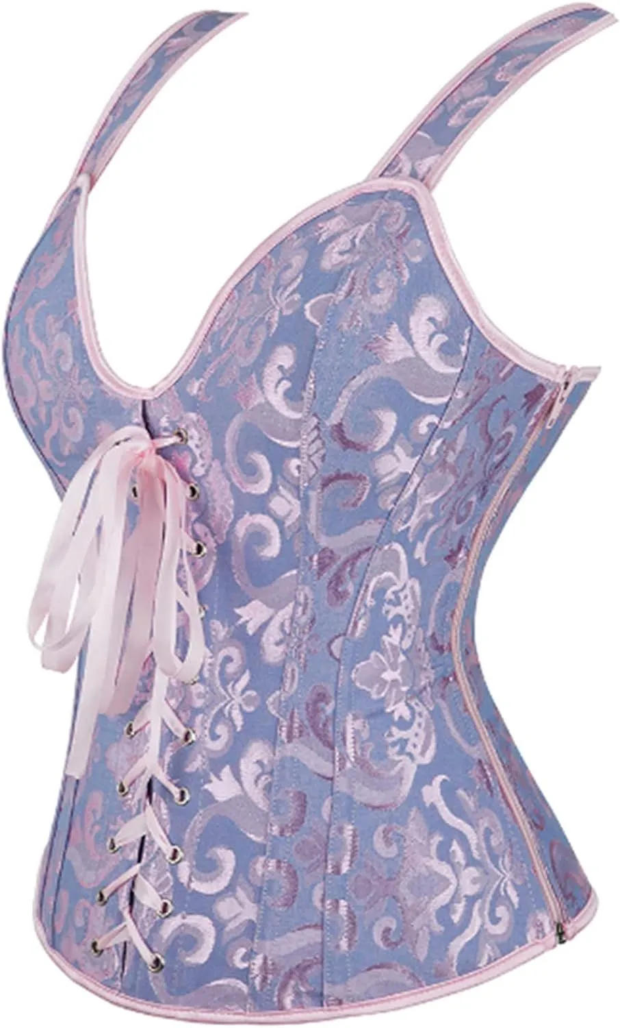 Corsets for Women Steampunk Gothic Shoulder Straps Tank Corsets Victorian Bustier Top