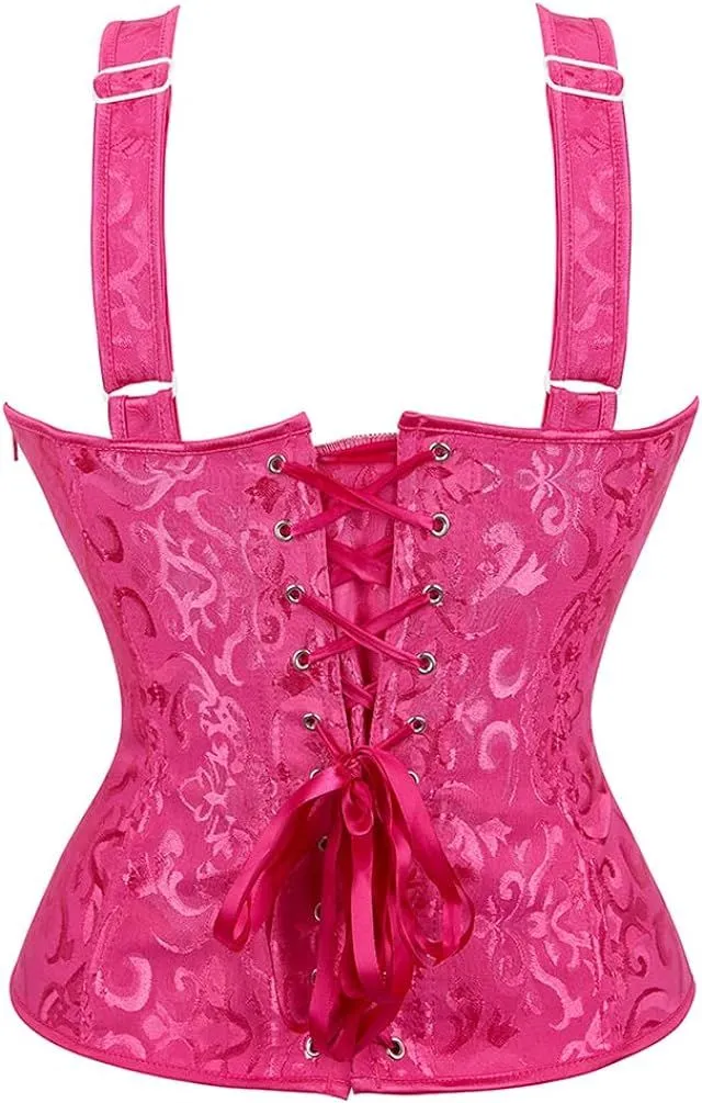 Corsets for Women Steampunk Gothic Shoulder Straps Tank Corsets Victorian Bustier Top