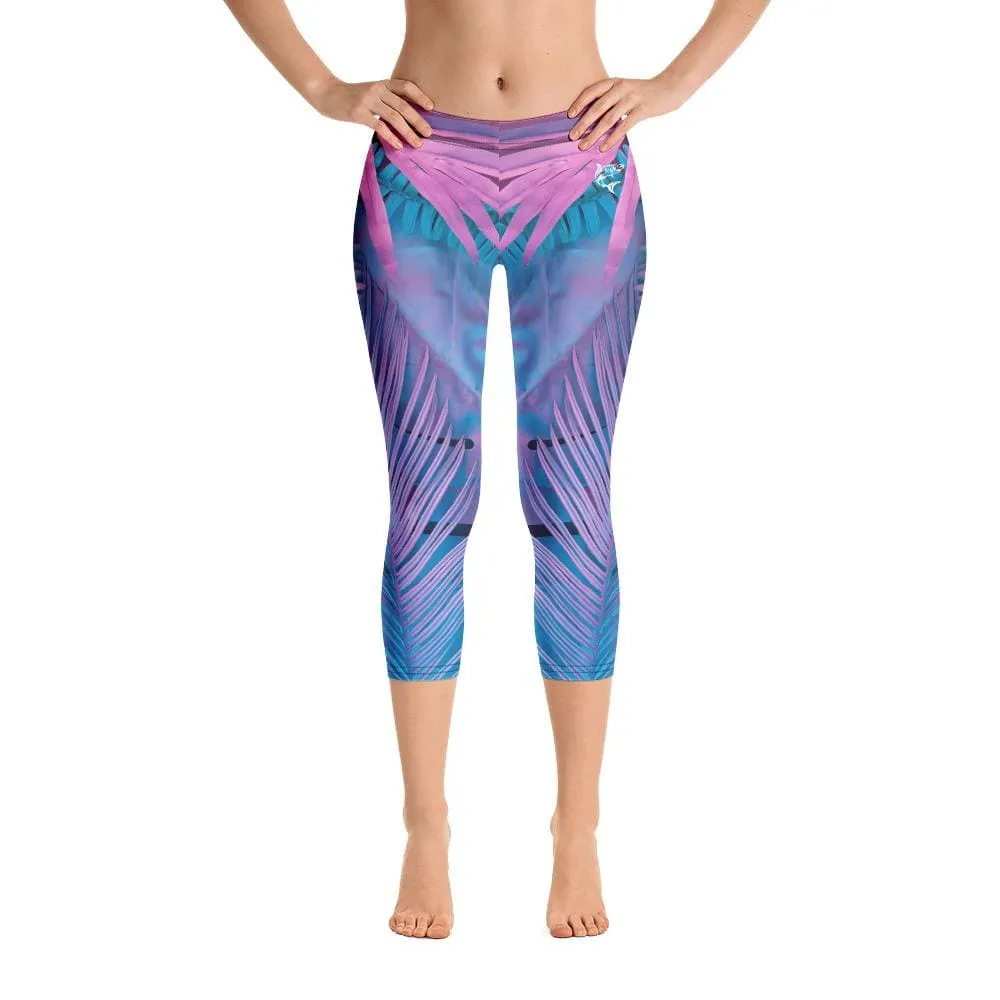 Cotton Candy Crush ~ Capri Leggings