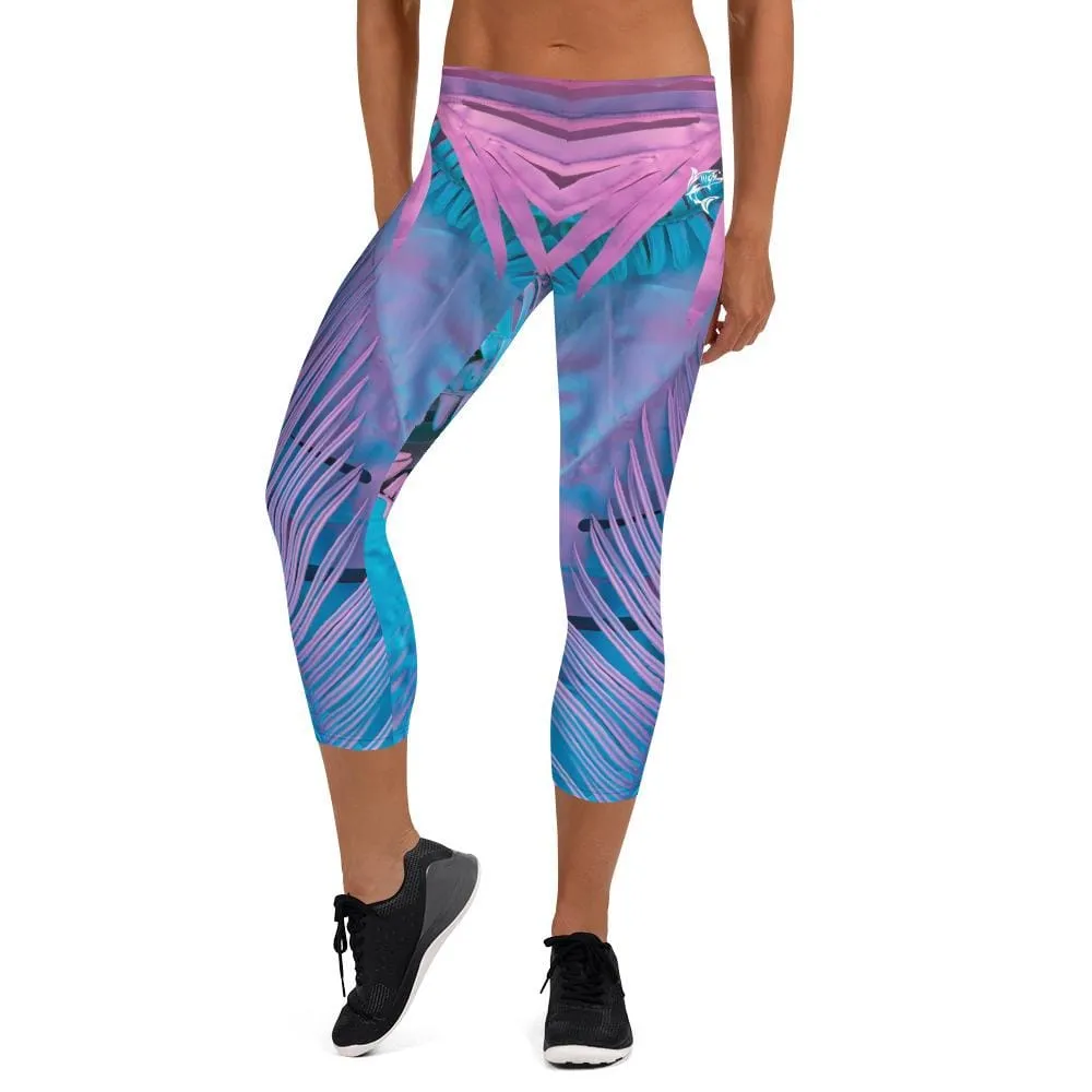 Cotton Candy Crush ~ Capri Leggings