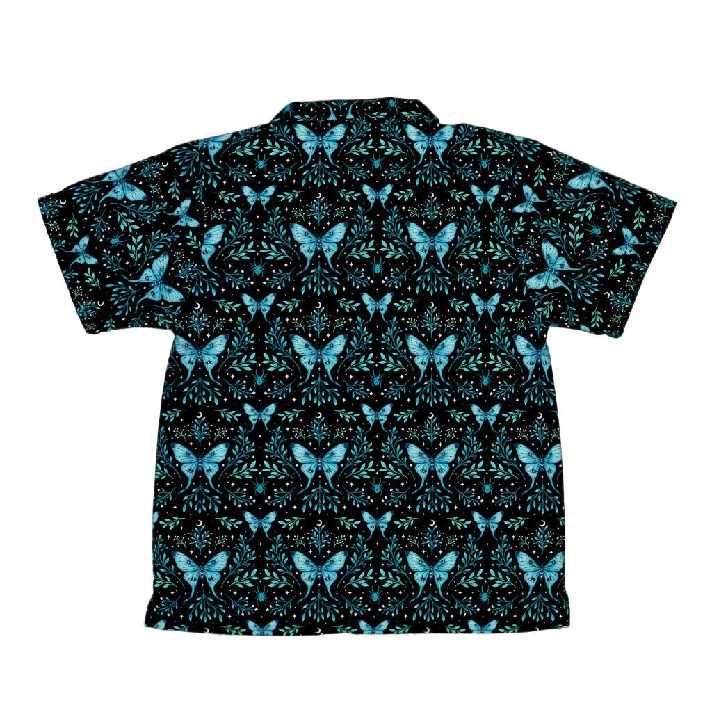 Episodic Mystical Butterfly Blue Youth Hawaiian Shirt