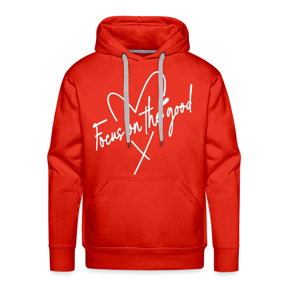 Focus on the Good : Men’s Premium Hoodie (White Letters)
