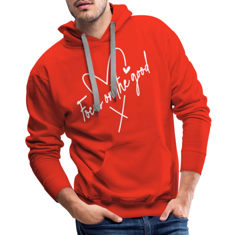 Focus on the Good : Men’s Premium Hoodie (White Letters)