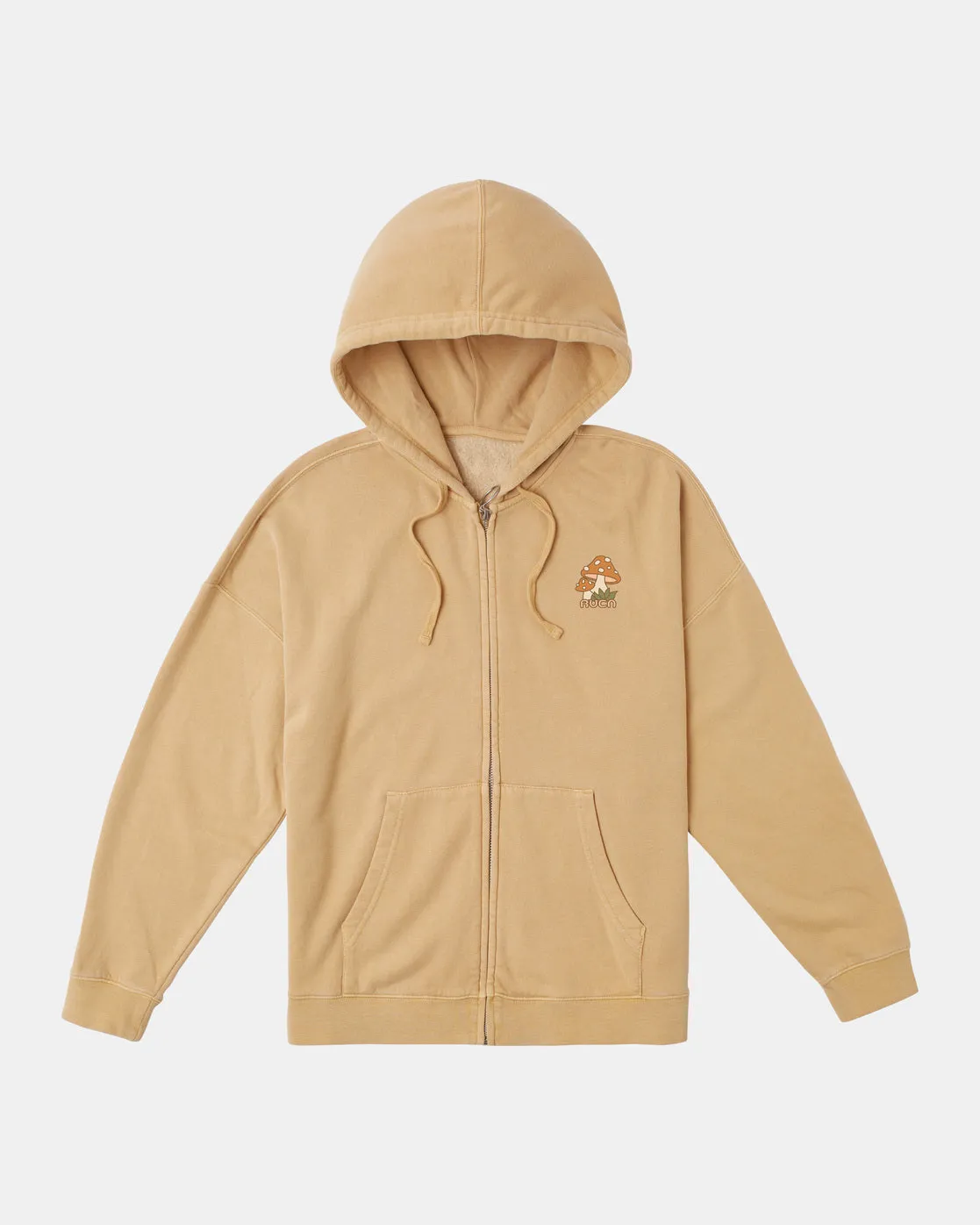Fungi Zip Hoodie - Straw