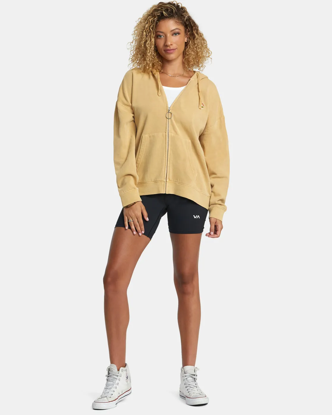 Fungi Zip Hoodie - Straw
