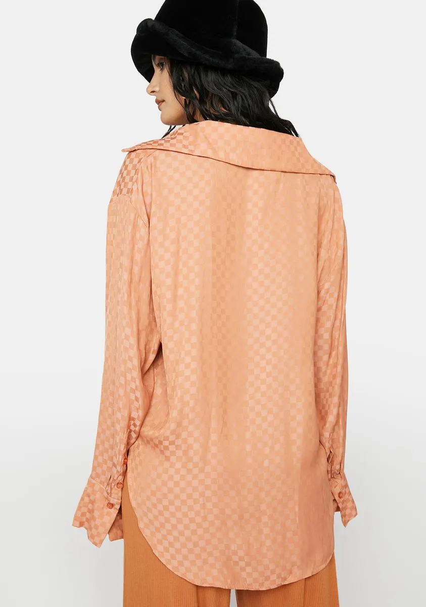 Go With The Flow Checkered Shirt