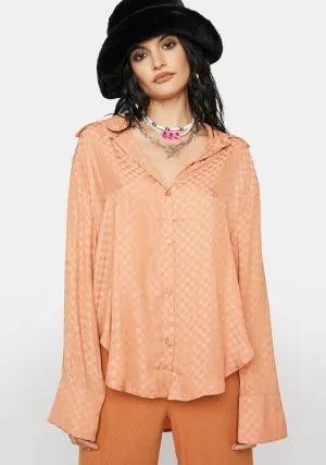 Go With The Flow Checkered Shirt