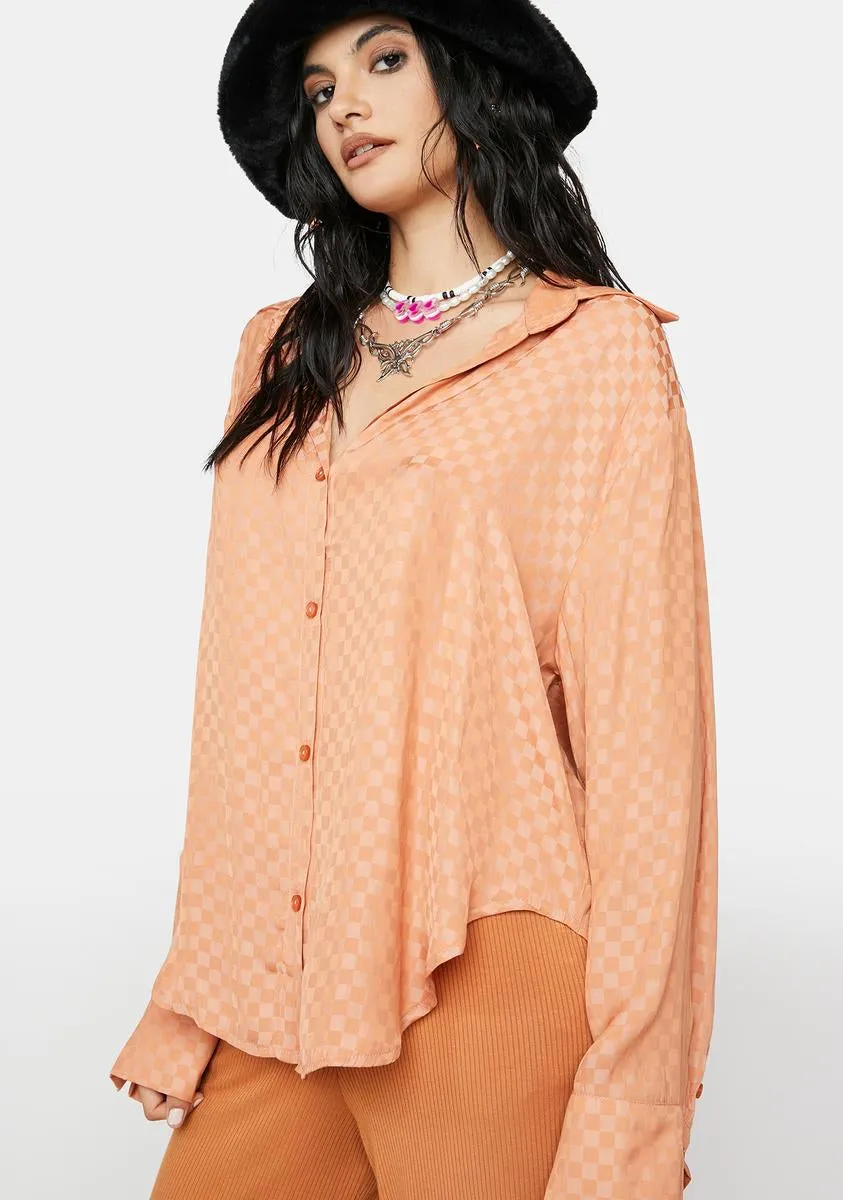 Go With The Flow Checkered Shirt