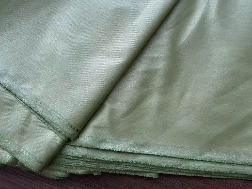 Green Plain Premium Giza Cotton Fabric