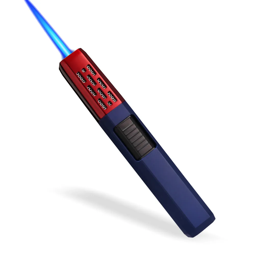 HONEST Torch Lighter Refillable Pen Torch Lighter Adjustable Jet Flame Butane Lighter for Grill BBQ Candle Camping