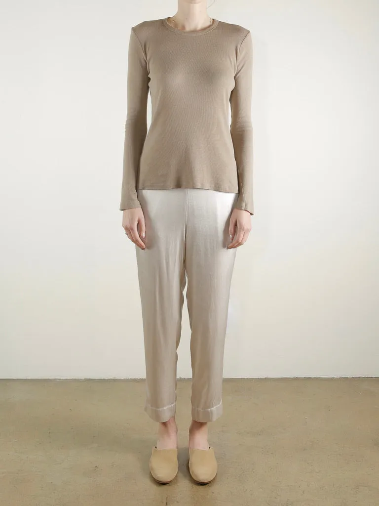 Jimmy Long-Sleeve Tee in Lightweight Rib - Foundation
