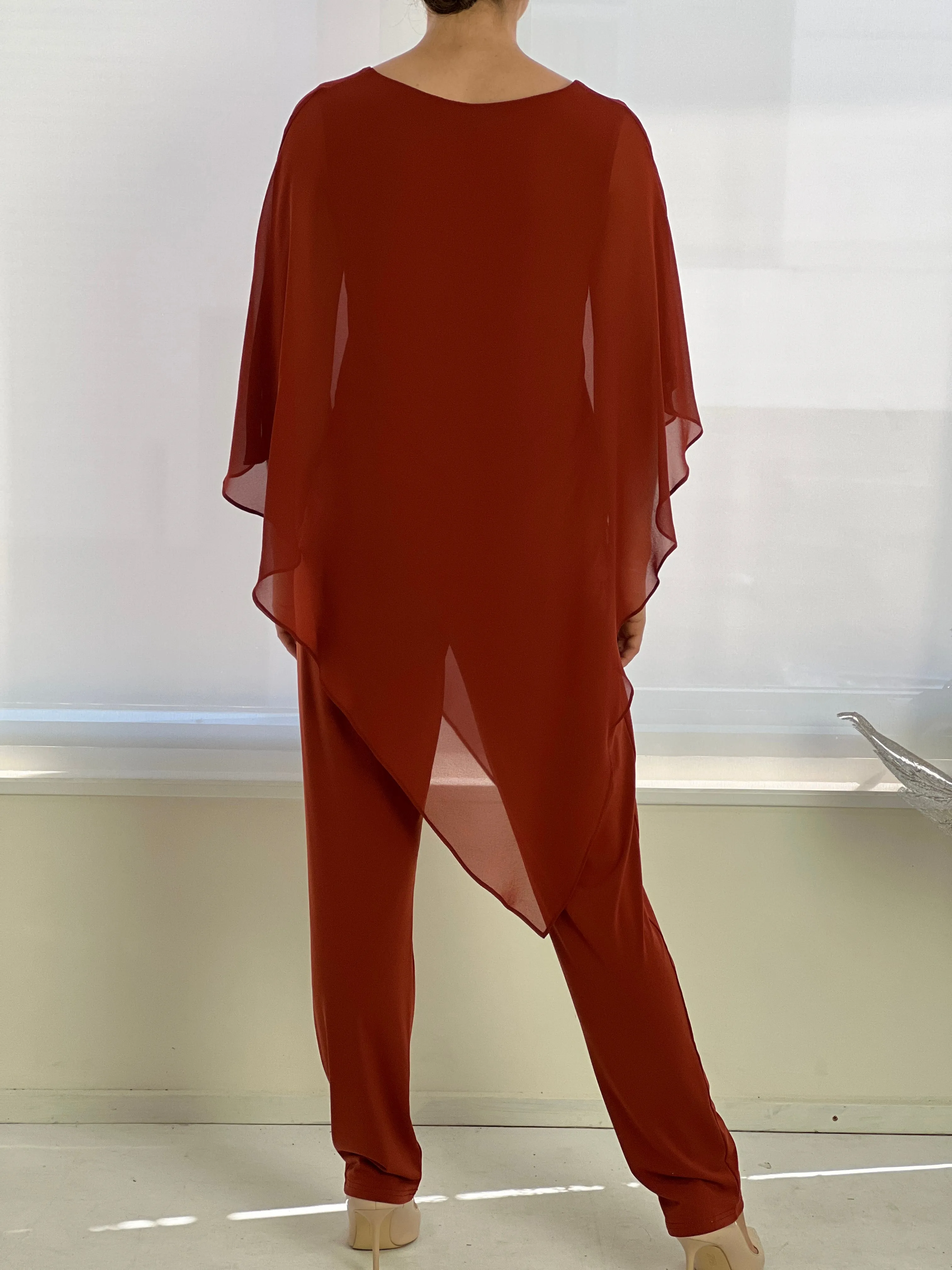 Juno Rust Jersey Pants