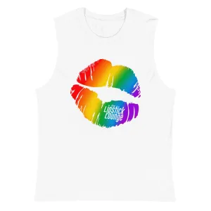 Lipstick Lounge Rainbow Muscle Shirt