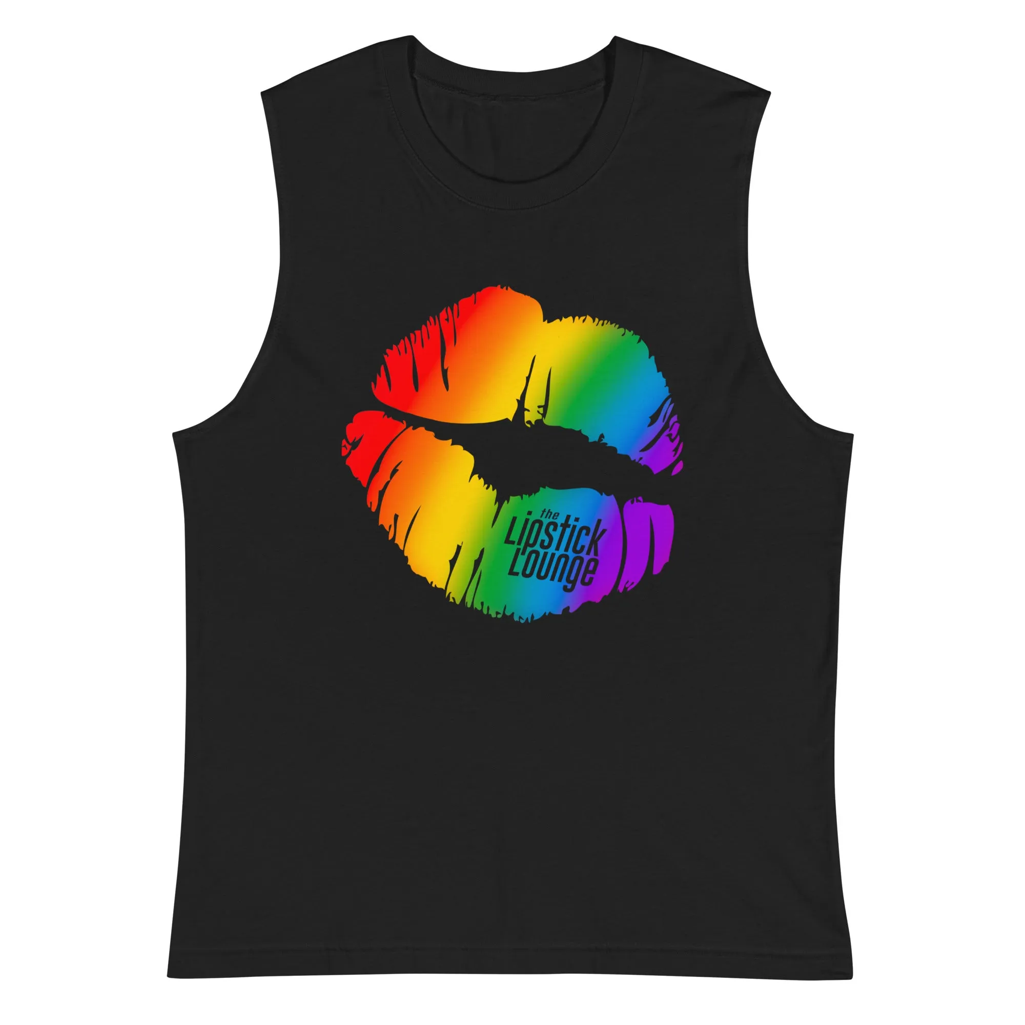 Lipstick Lounge Rainbow Muscle Shirt