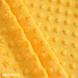Mango Minky Dot Fabric Blanket Fabric