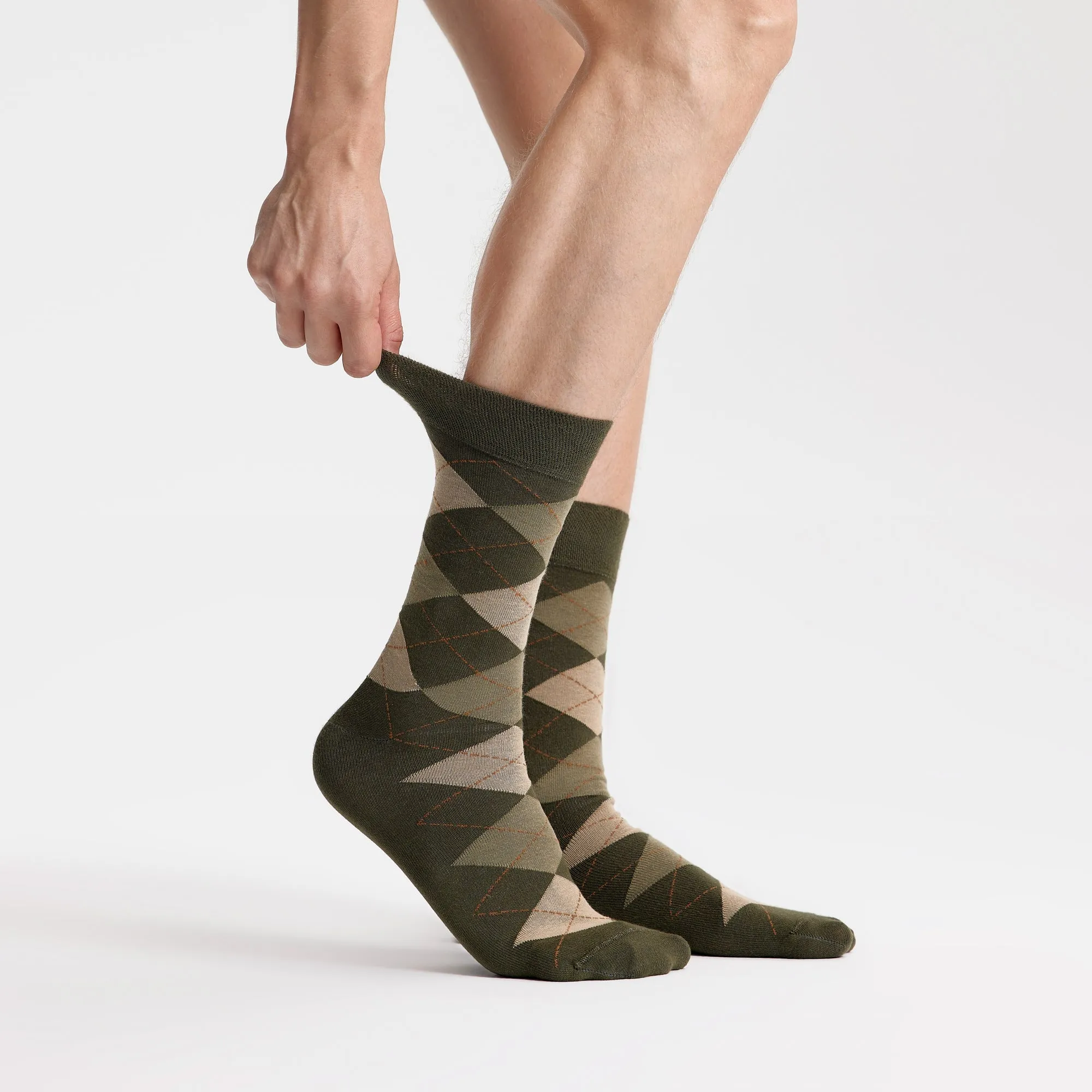 Men's Bamboo Dress Socks  All Argyle Design Pack of 1/3/5 Pairs