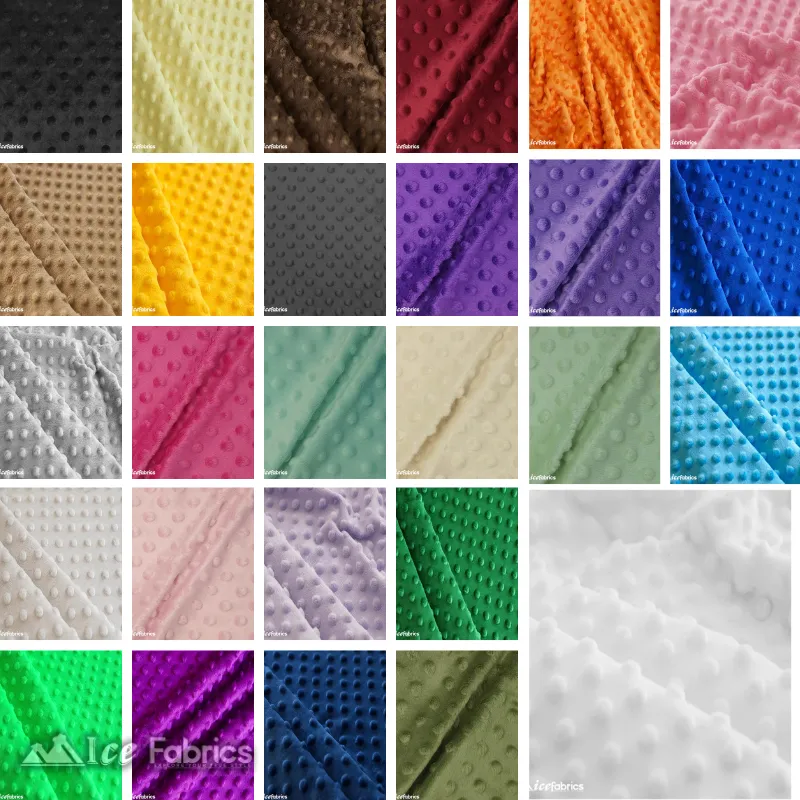 Minky Dot Fabric Blanket Fabric