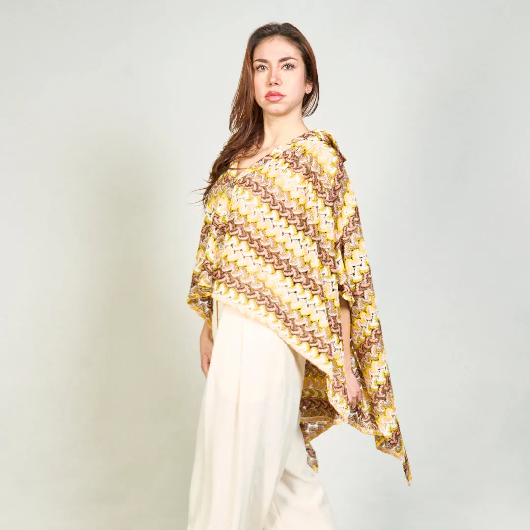 Multicolor abstract print flowy shirt wholesale