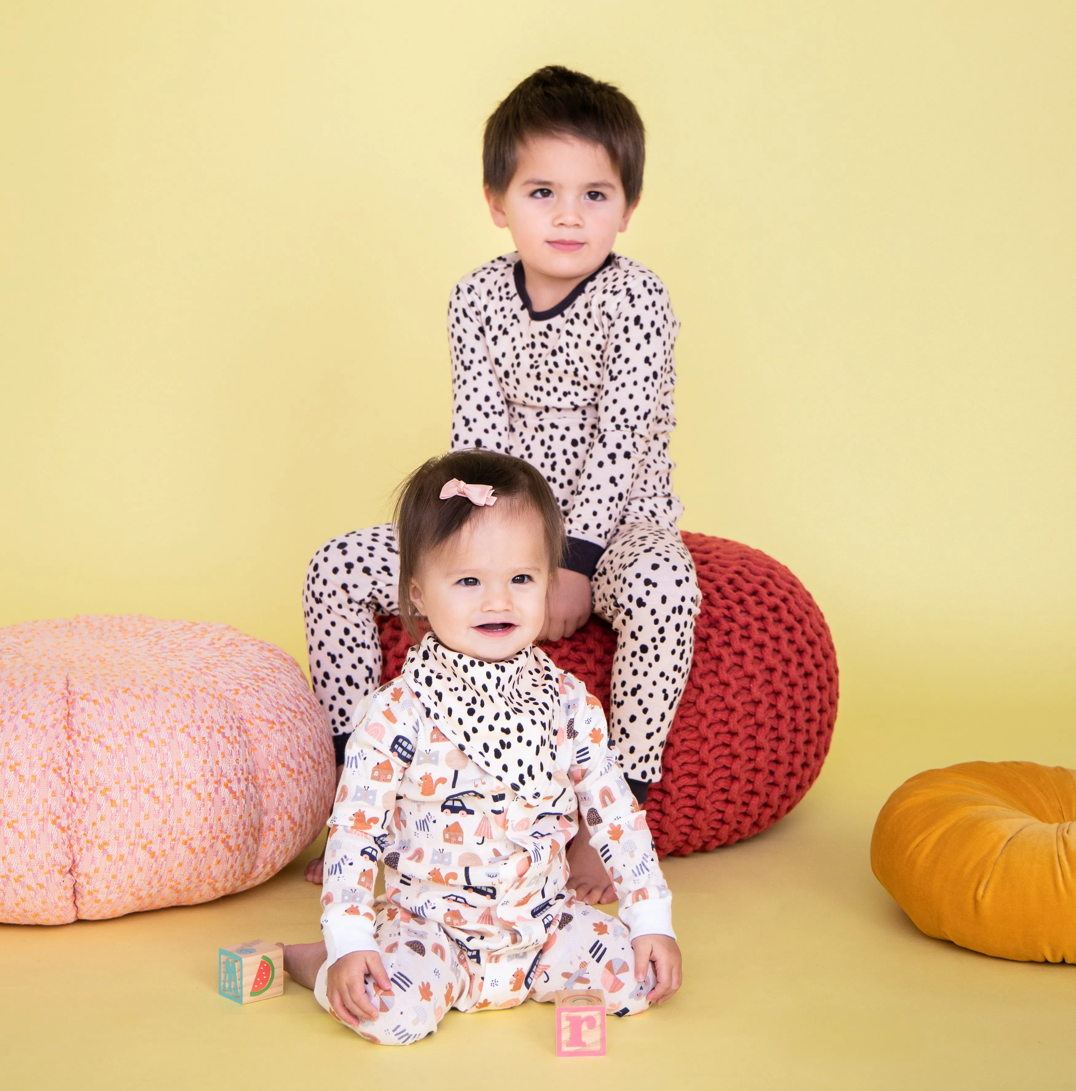 Organic Cotton Magnetic Coverall - Prints
