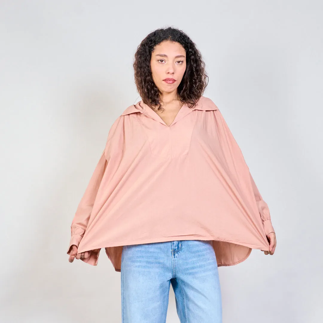 Oversized flowy blouse wholesale