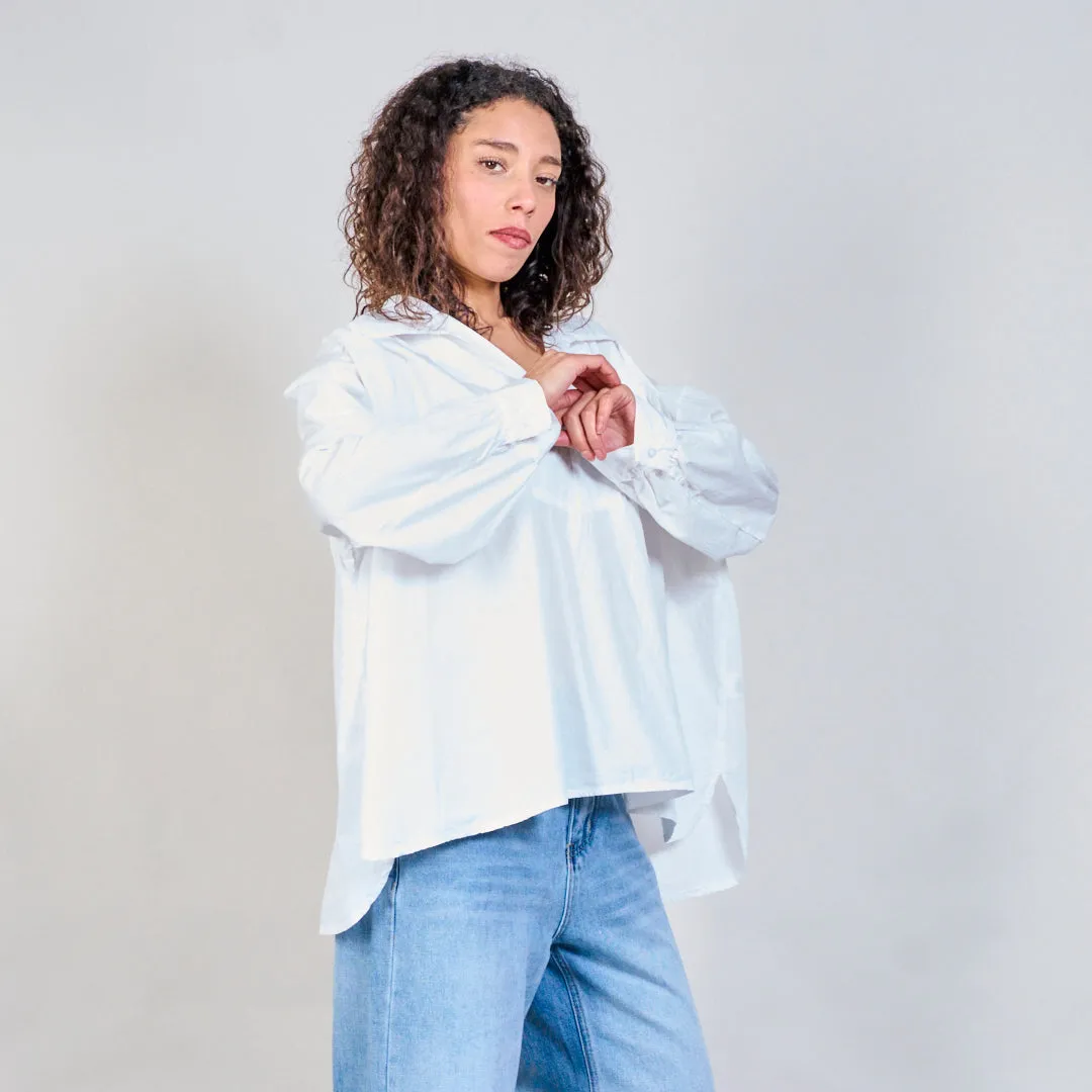 Oversized flowy blouse wholesale