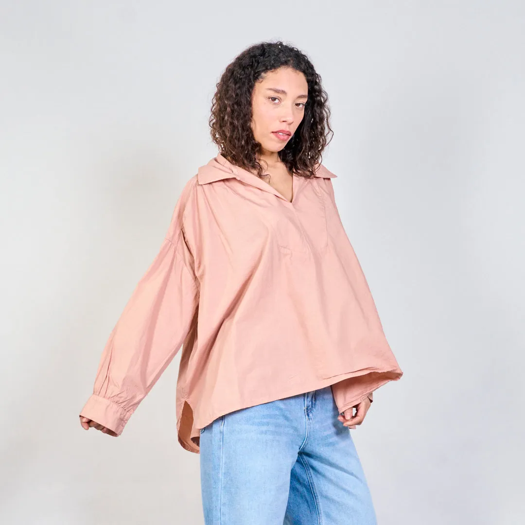 Oversized flowy blouse wholesale