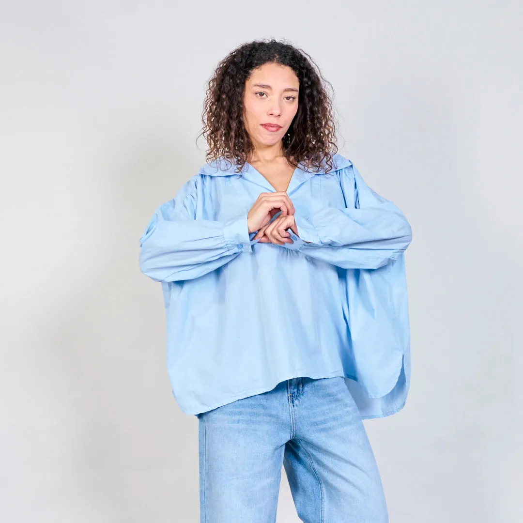 Oversized flowy blouse wholesale