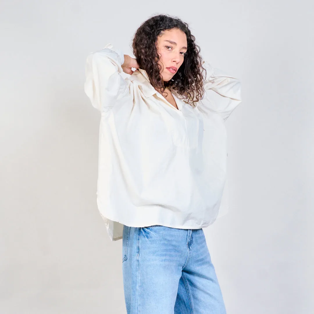 Oversized flowy blouse wholesale