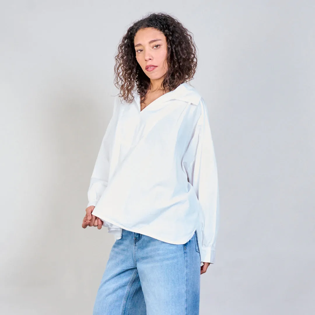 Oversized flowy blouse wholesale