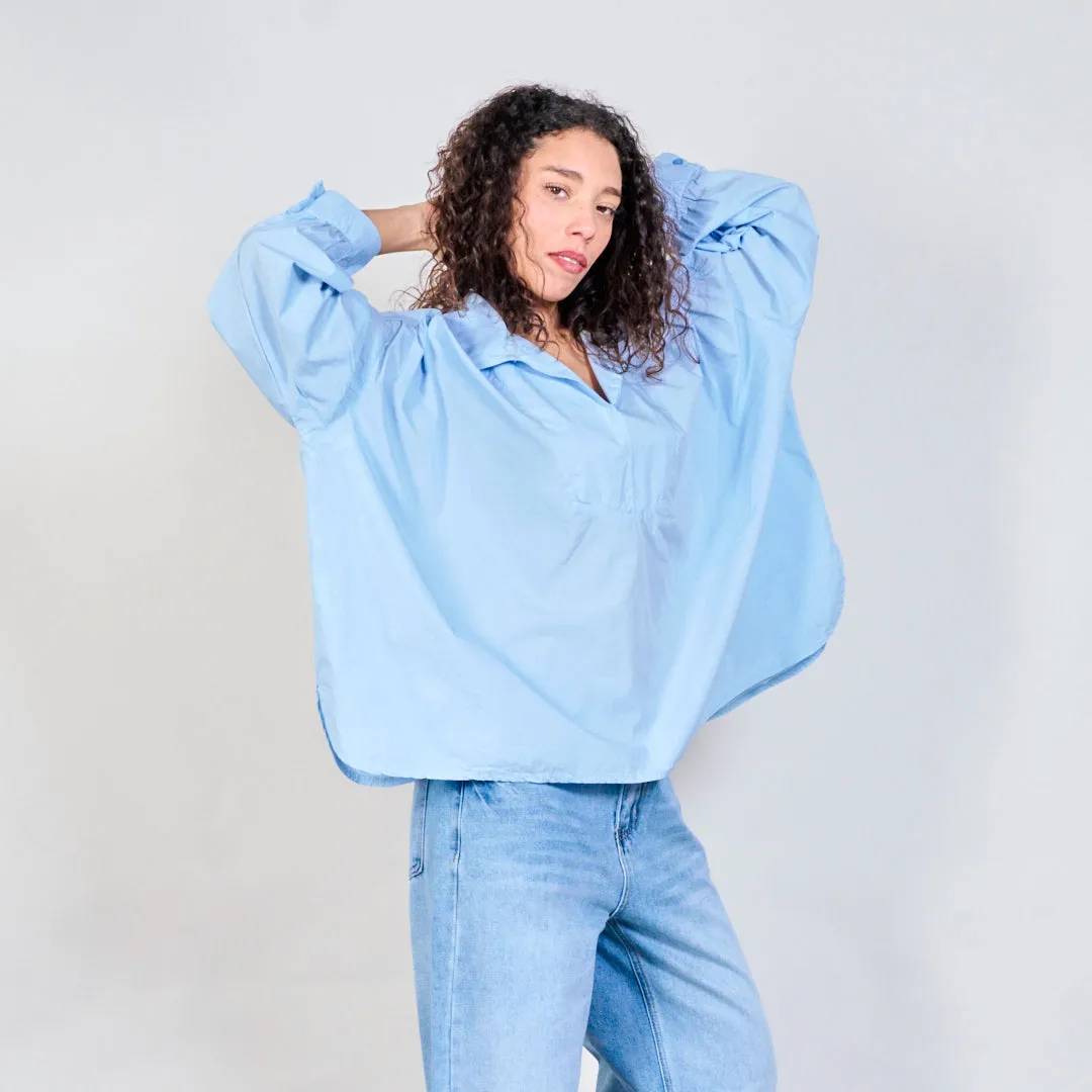 Oversized flowy blouse wholesale