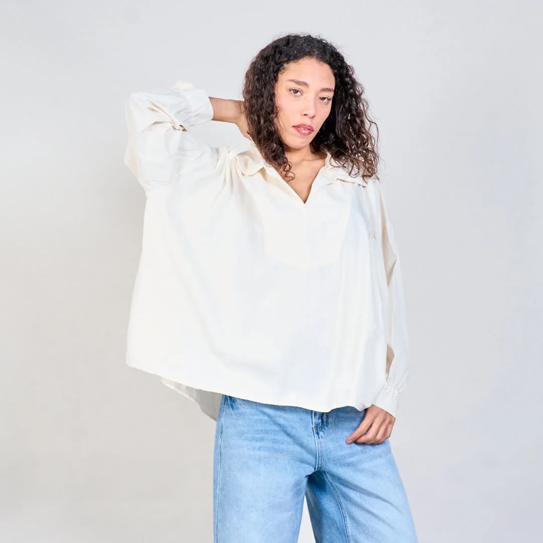 Oversized flowy blouse wholesale